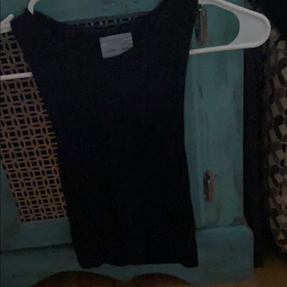 black tank top